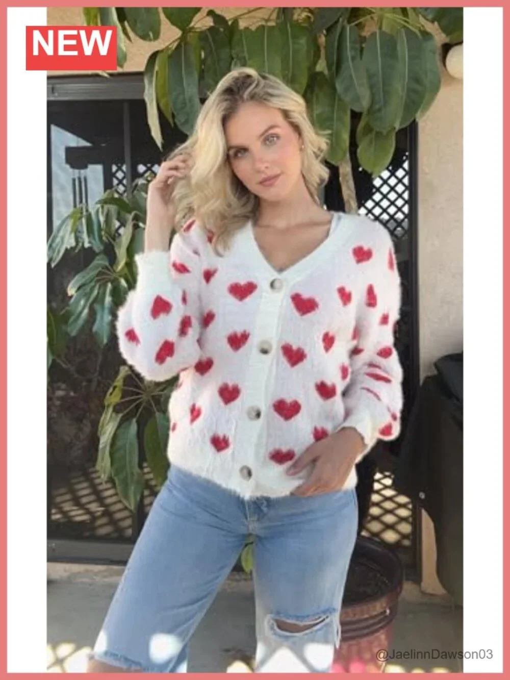 Women Floral Cropped Cardigan Fuzzy Daisy Print Knit Sweater
